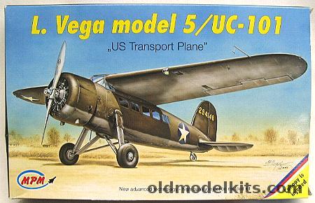 MPM 1/72 Lockheed Vega Model 5 / UC-101 - Shell Aviation or USAAF, 72522 plastic model kit